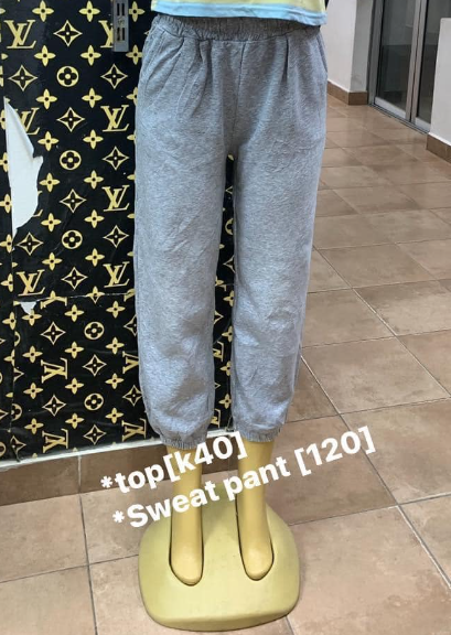 Grey sweet pant