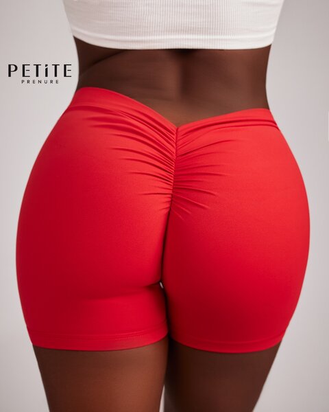 Split bum booty shorts
