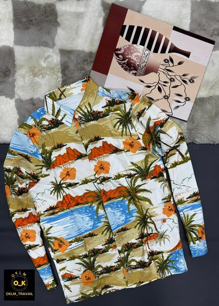 Chemise à fleurs élégante
