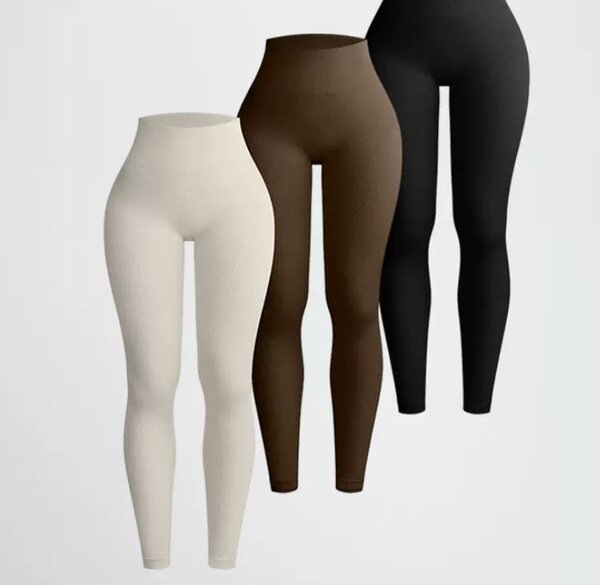 Ribbed leggings