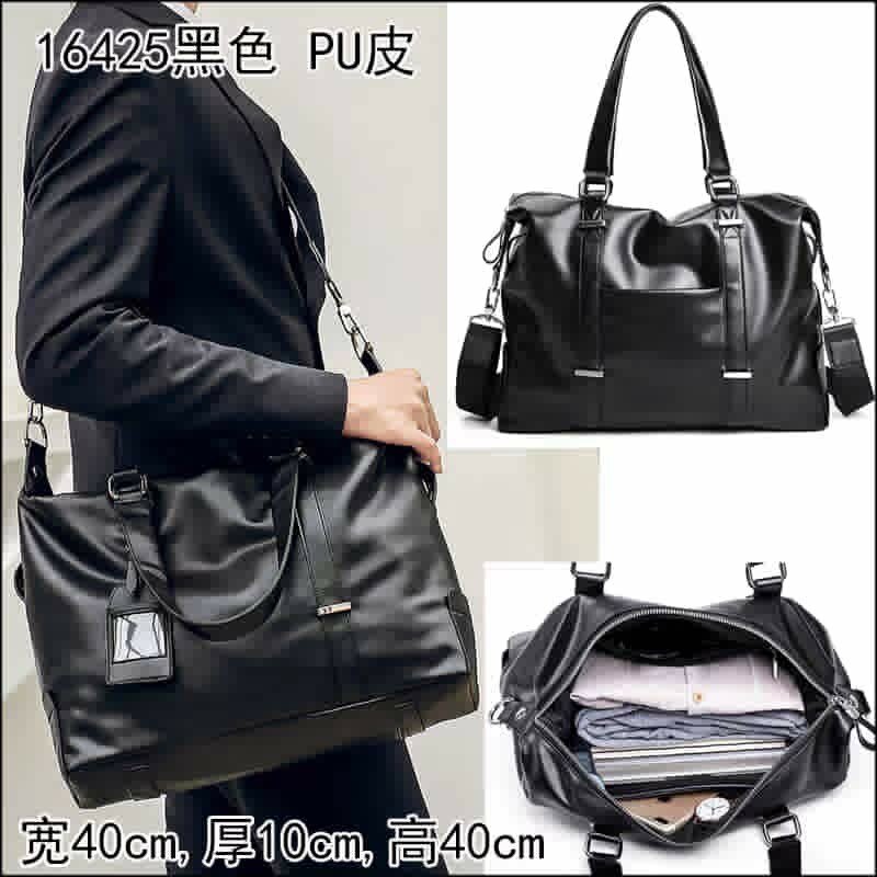 Sacoche en cuir PU noir