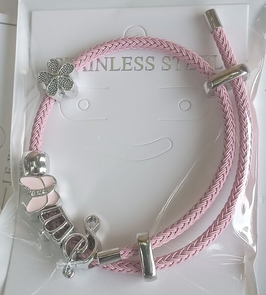 Bracelet basique rose