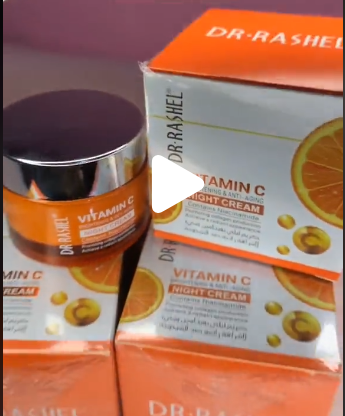 Crème de nuit pour le visage à la vitamine C