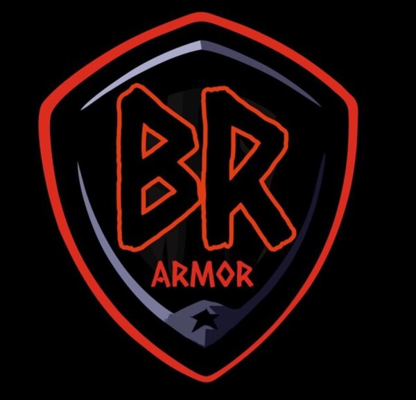 Black red armor