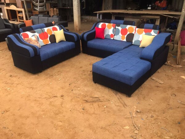 Salon moderne en tissu