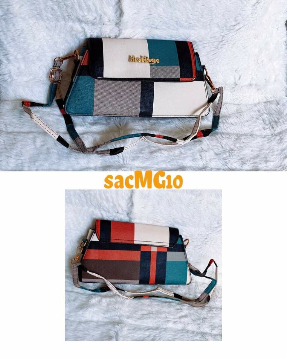 Sac bandoulière coloré tendance