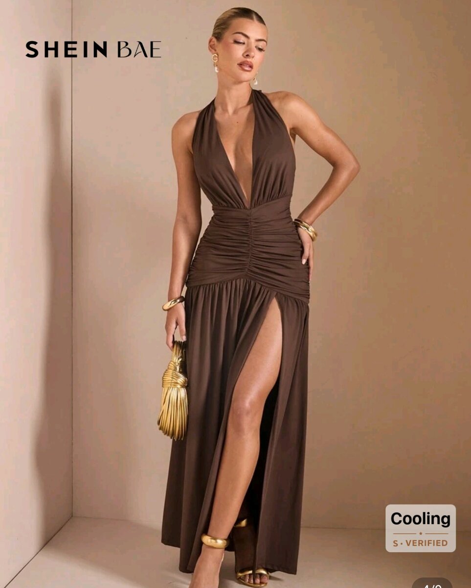 Robe longue dos nu élégante