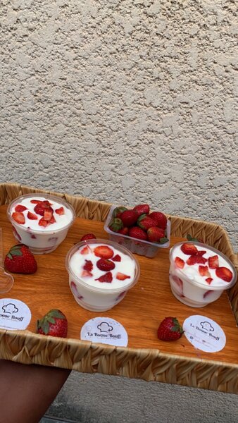Yaourt à la fraise