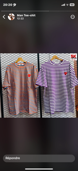 Tee-shirts CDG disponible❤️