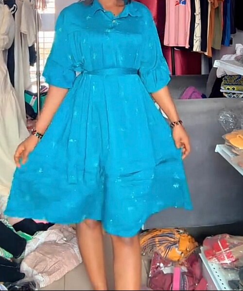 Robe élégante en mousseline