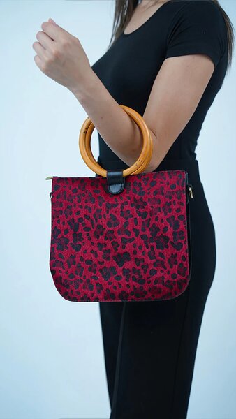 Sac à main tendance léopard