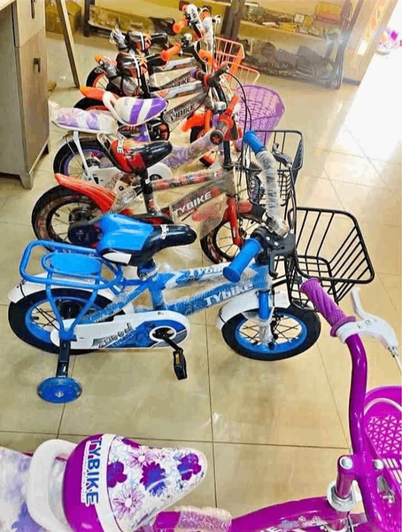 Vélo Enfant Bleu avec Panier