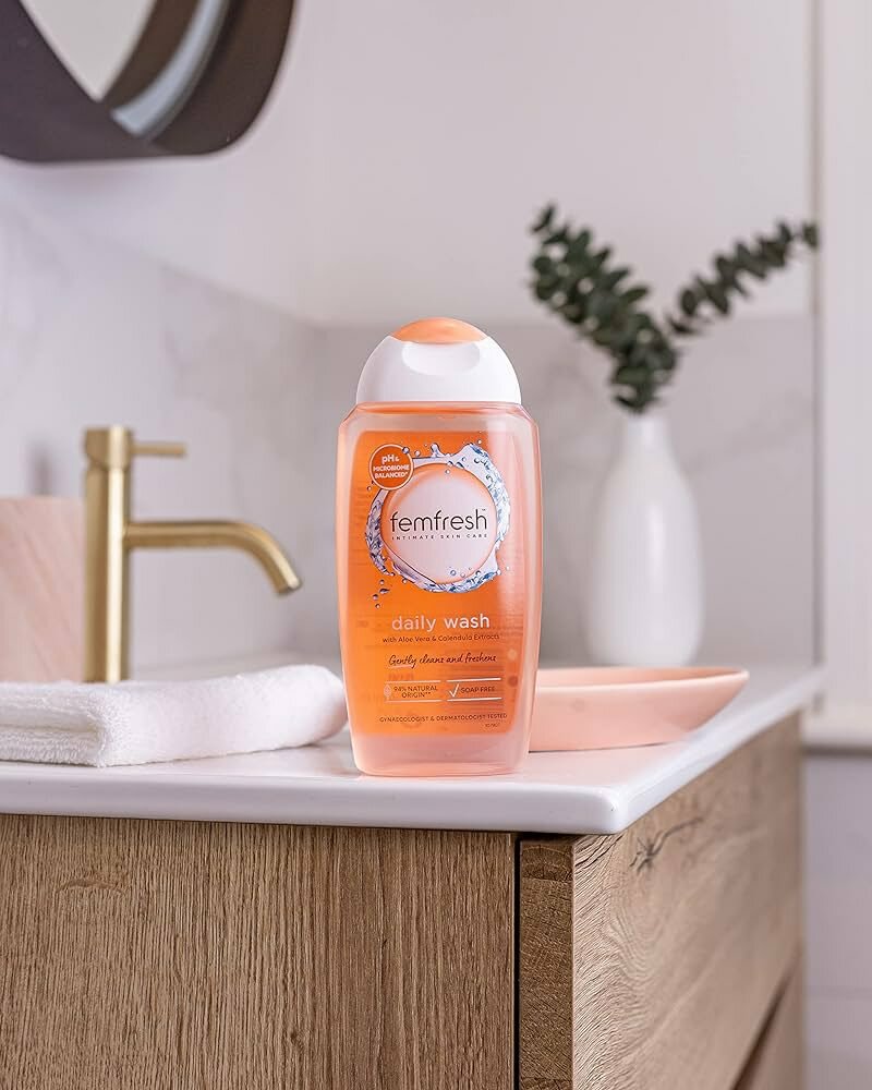 Very hair removal cream and Femfresh feminine wash