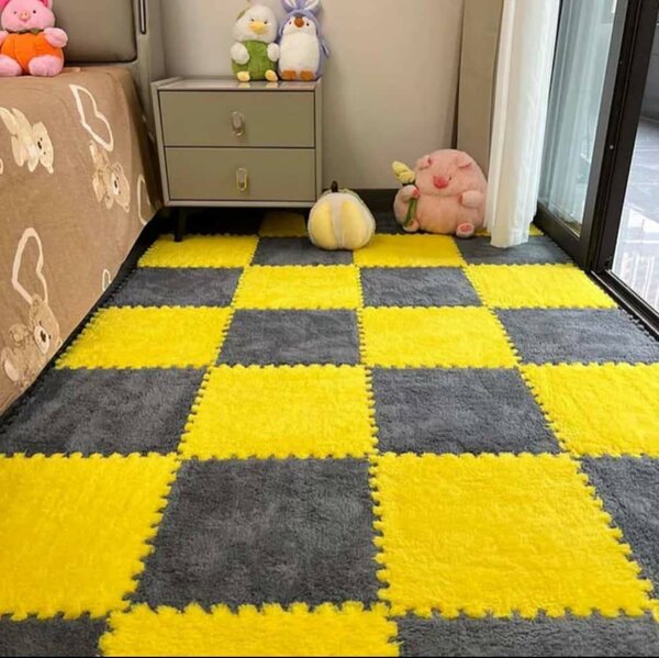 Tapis Puzzle Doux pour Enfants