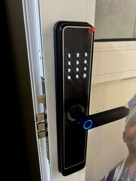 Smart lock installation