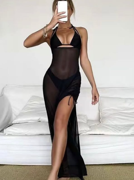3piece bikini dress