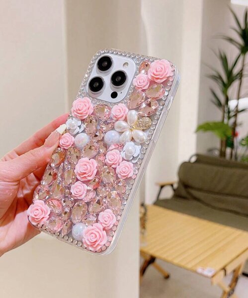 Coque Strass Rose Éblouissante