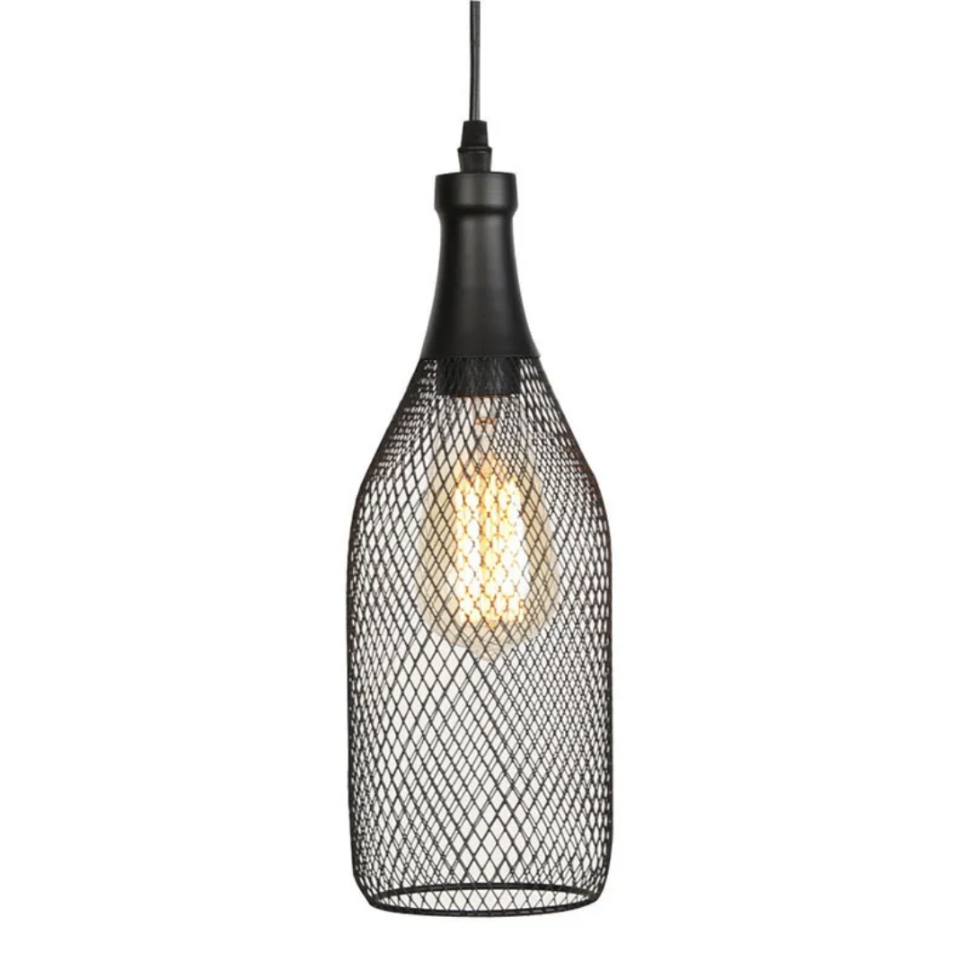 Suspension industrielle noire
