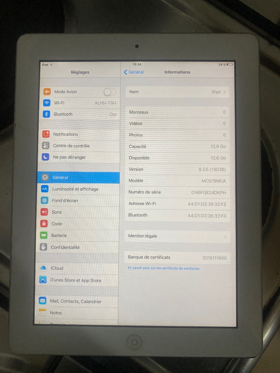 Apple iPad Gris 16GB Wi-Fi