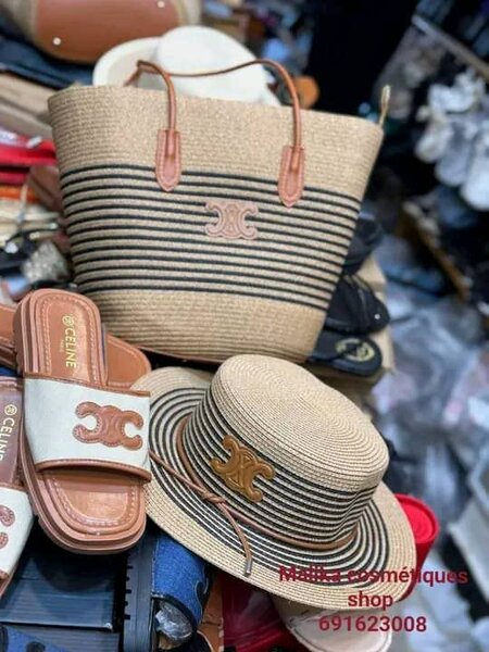 Ensemble chapeau sac stylé été
