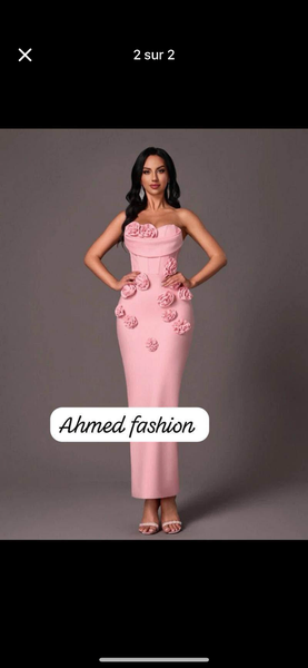 Robe de soirée élégante florale