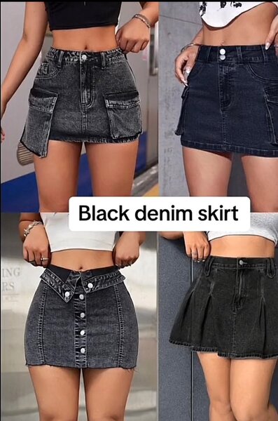 Dénim skirt