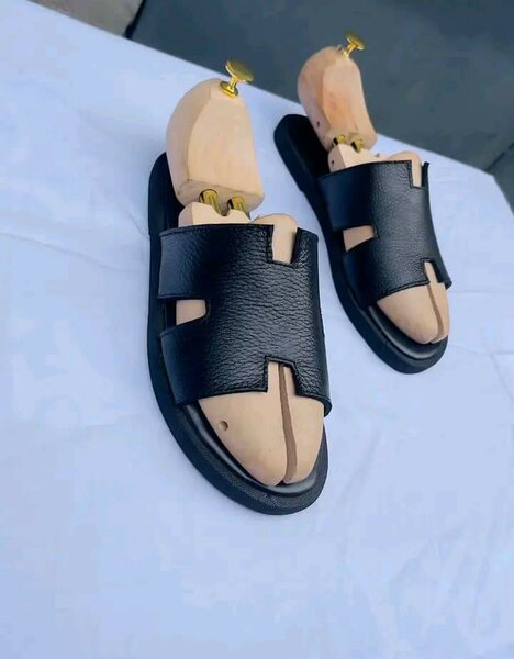 Sandales en cuir homme