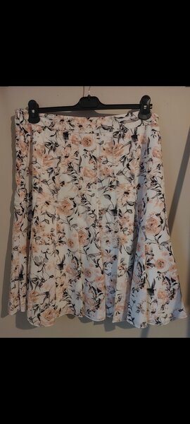 Floral Flared Skirt