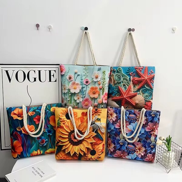 Tote Bag Floral Artiste