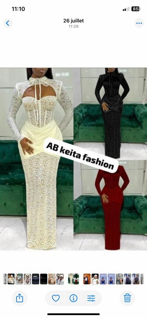Robe Longue Sexy Dentelle