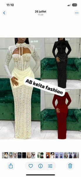 Robe Longue Sexy Dentelle