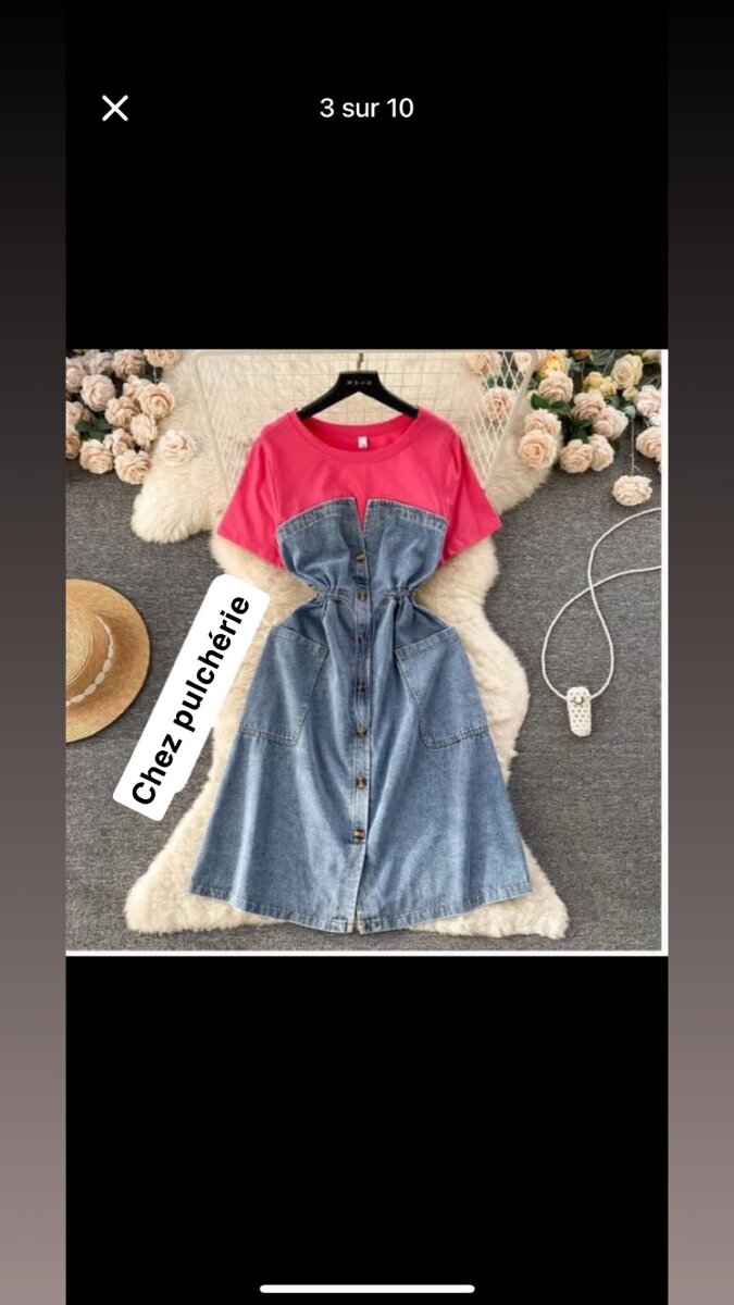 Robe Denim Style T-shirt