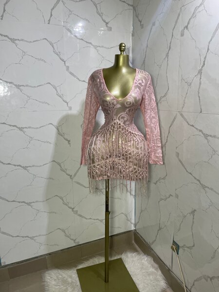 Robe transparente