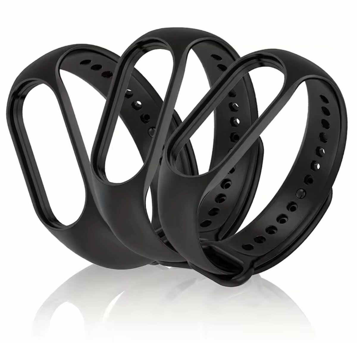 Bracelet en silicone souple pour Xiaomi Mi Band 3/4/5/6/7