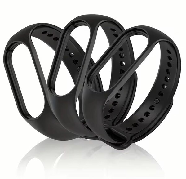 Bracelet en silicone souple pour Xiaomi Mi Band 3/4/5/6/7