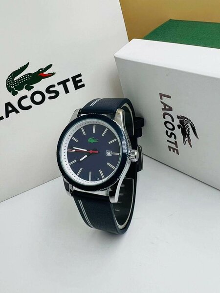 MONTRE LACOSTE NOIR ET OR