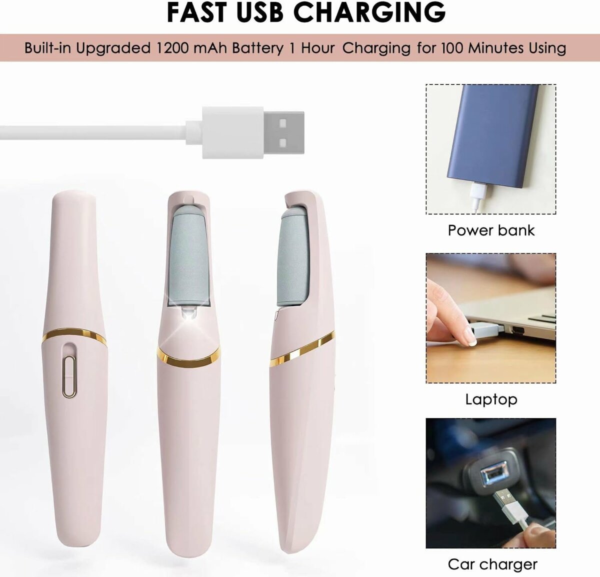 Appareil de pédicure électrique USB