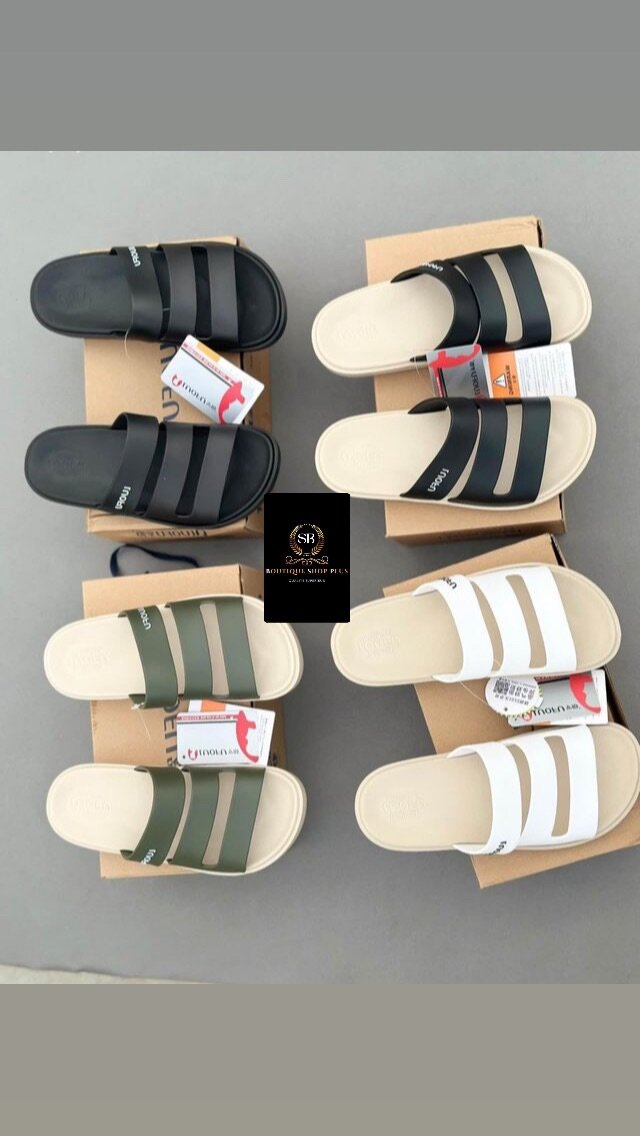 Sandales de lux original 100% en gomme dans carton