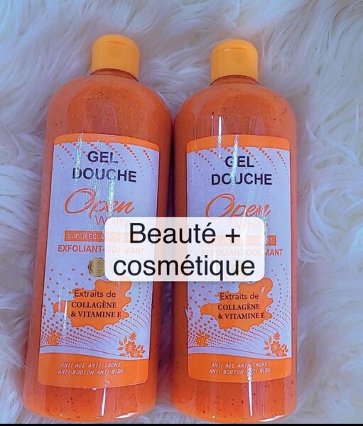 Gel de douche Open White gommant
