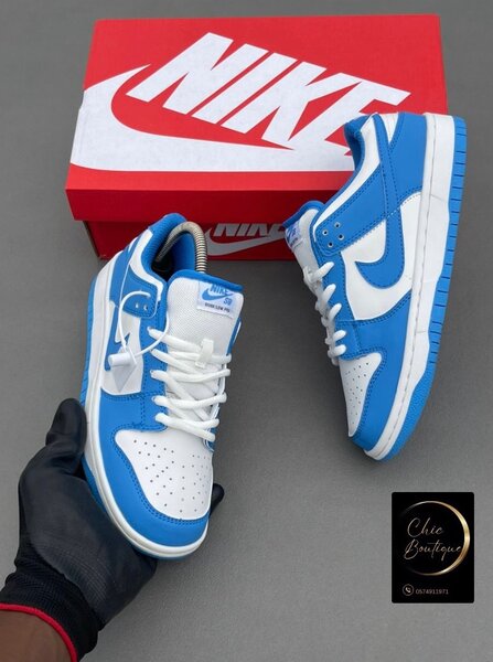 Baskets Nike bleu et blanc