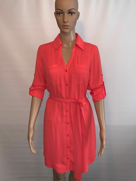 Robe chemise élégante femme
