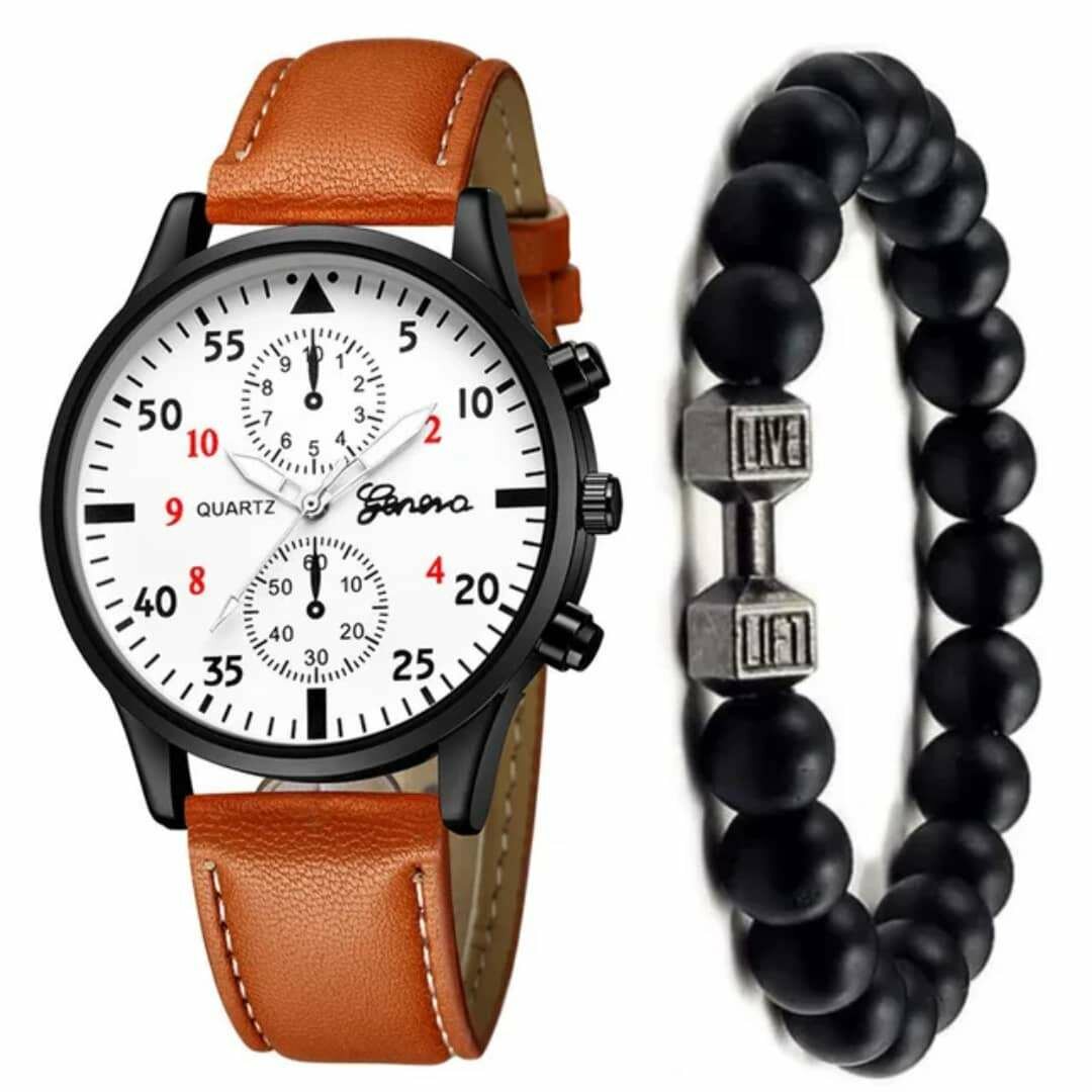 Montre Quartz Homme et Bracelet
