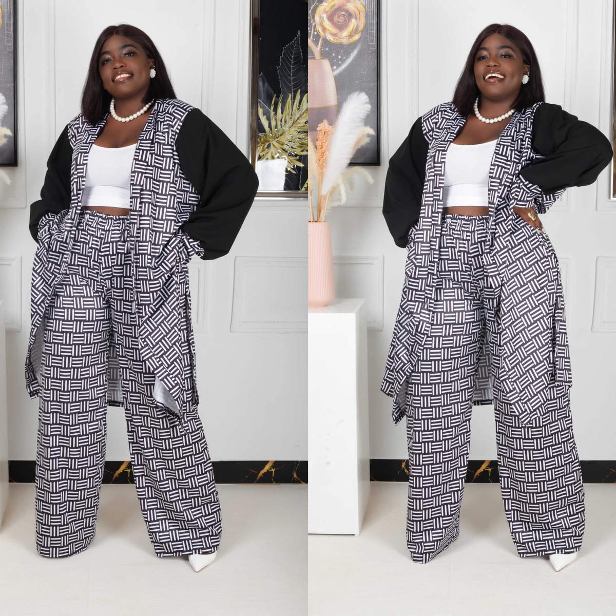 Ensemble gris noir 
