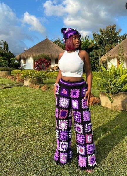 Crochet pants