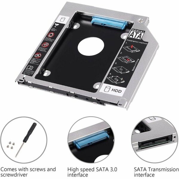 Adaptateur Caddy Disque Dur SATA 3.0