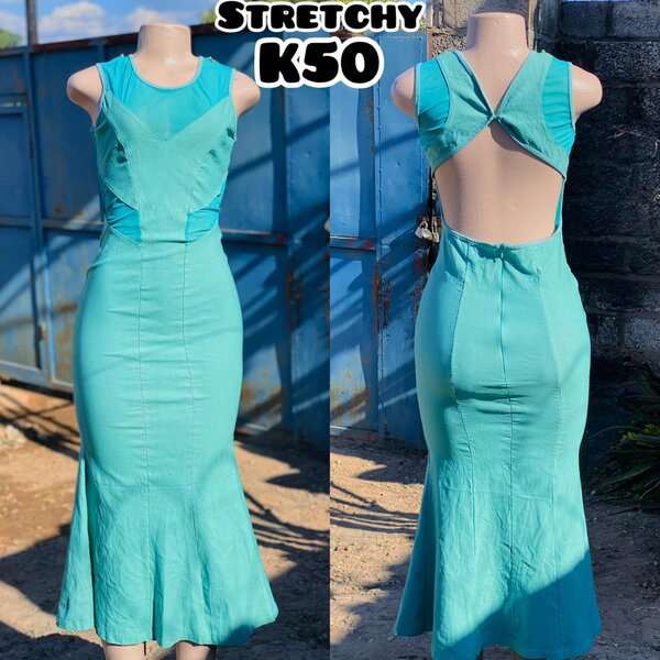 women's green dress