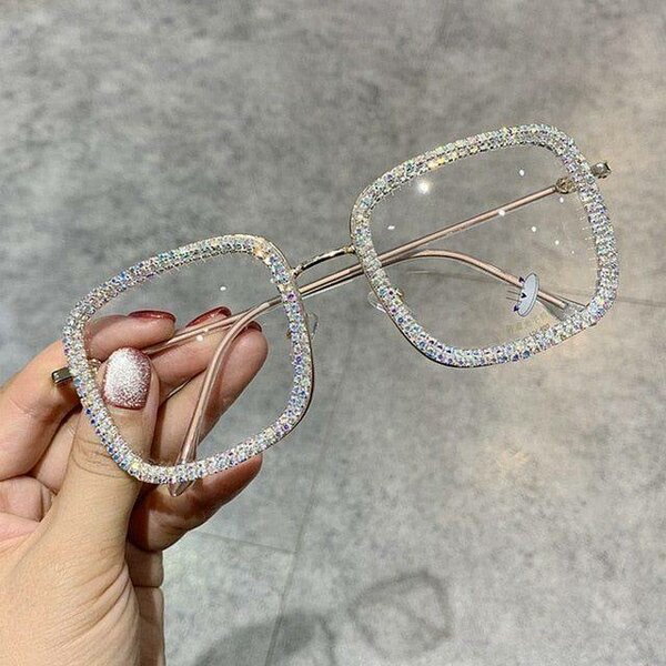 Lunettes Carrées Strassées