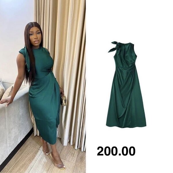 Nice satin dress