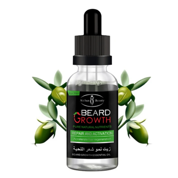 Huile Pousse Barbe Naturelle