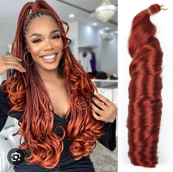 French curl/Spiral braids